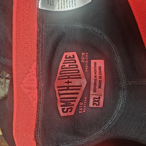 Smith & Rogue Skoltec Bottom Baselayer Black/Red Mens Size 2XL - Picture 5 of 6